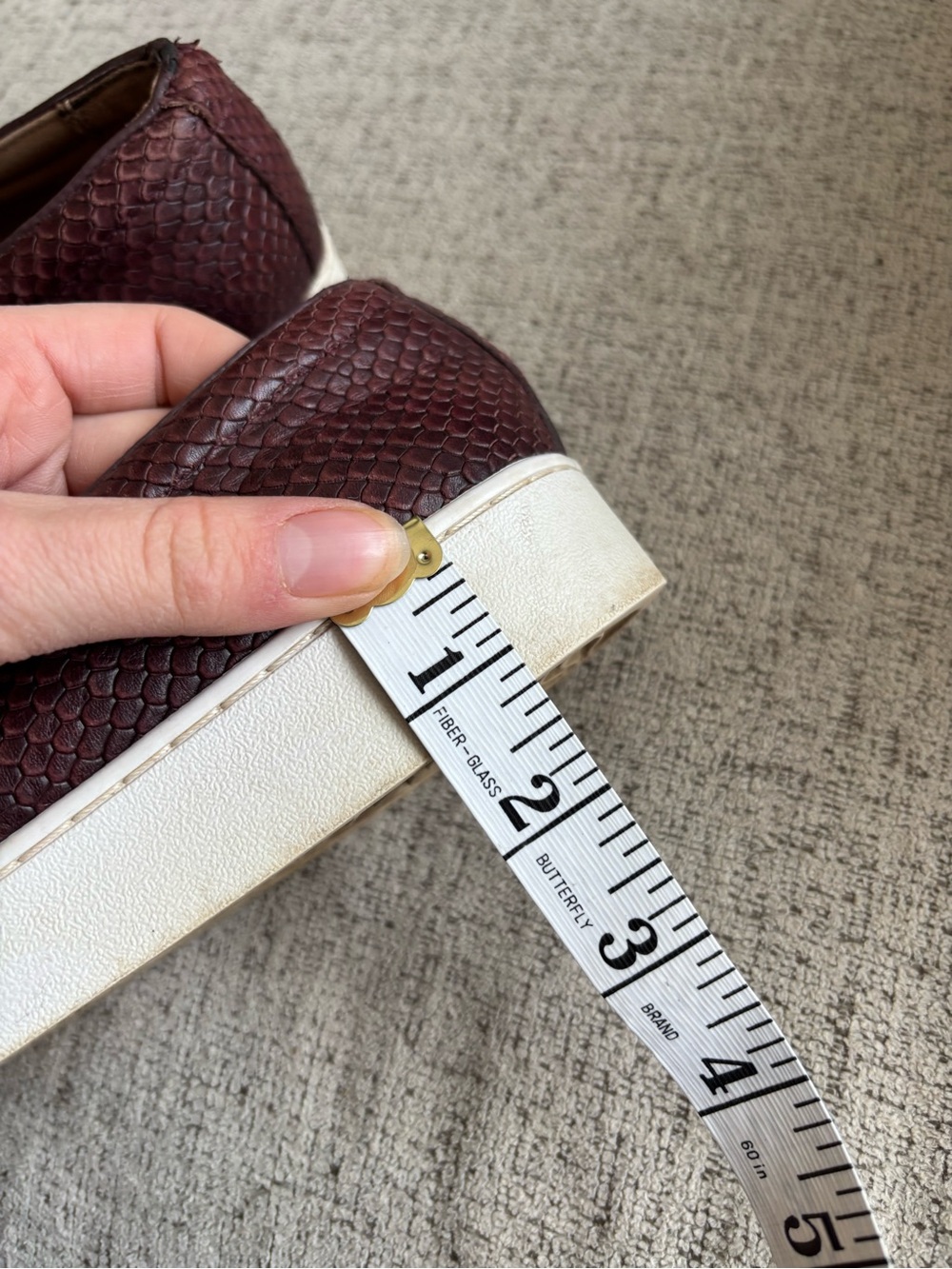 Vionic Midi Merlot Snake Size 9 - Picture 12 of 13